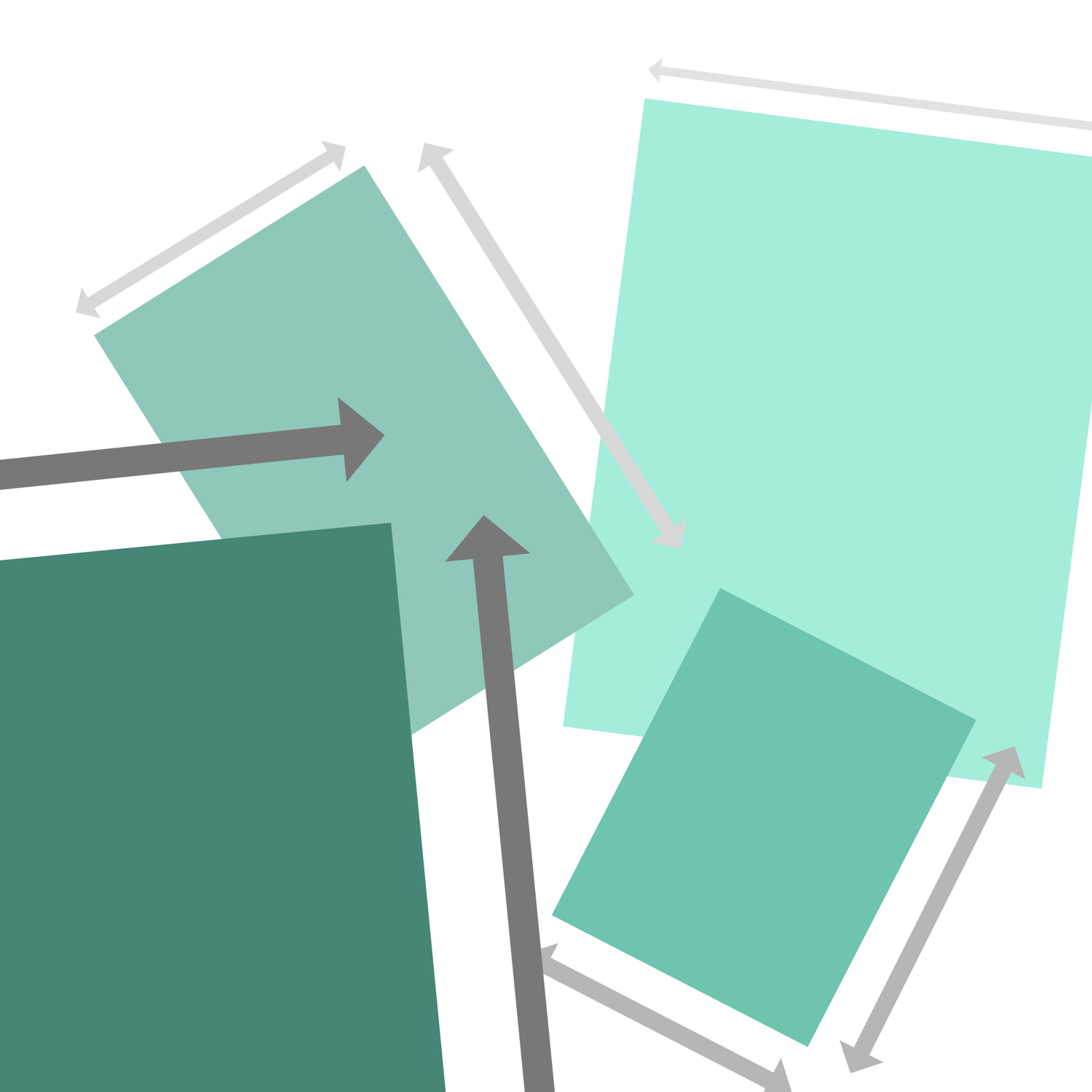 Canvas size vector image
